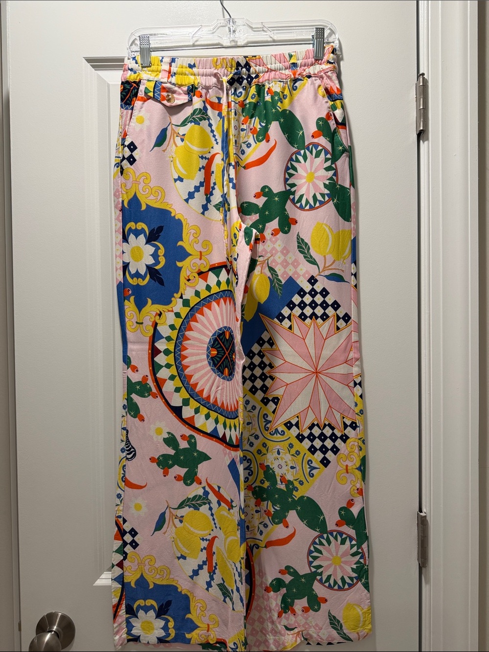 MAEVE Print Wide Leg Pant